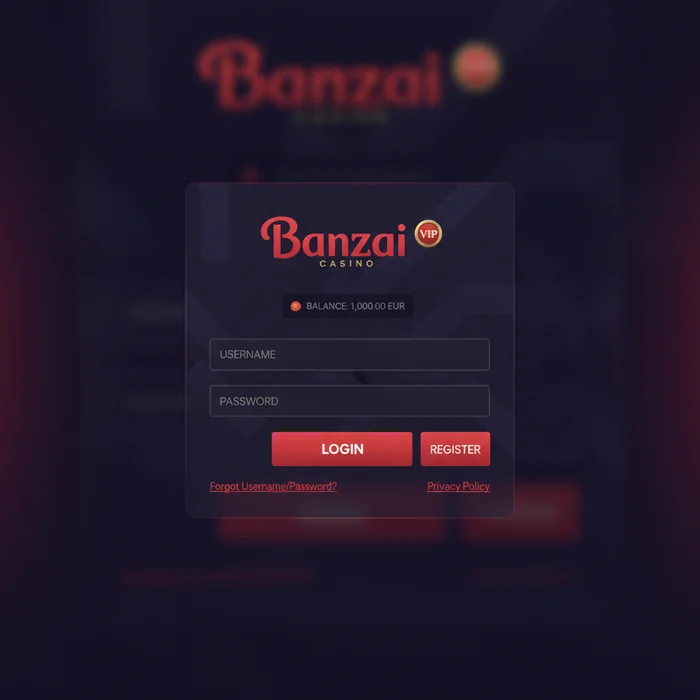 Banzai Casino Login